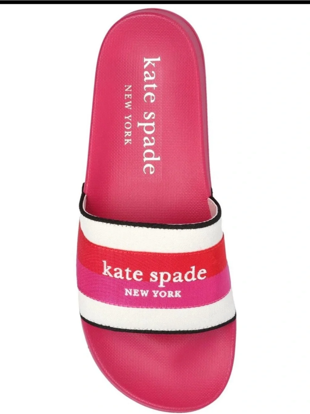 Kate Spade buttercup' Slides Sandals vacation cruise preppy new money Size 8